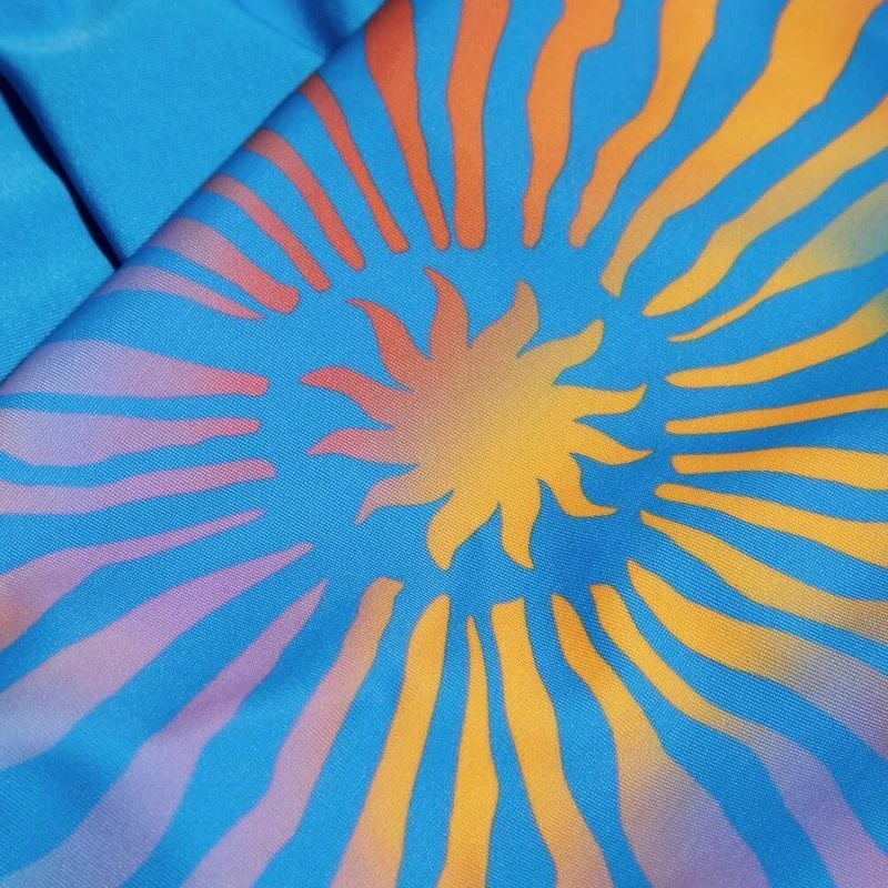 SPEEDO KIZ ÇOCUK YÜZÜCÜ MAYOSU DIGI PLMT PSBK JF BLUE/YELLOW 8-00313515748 YZM