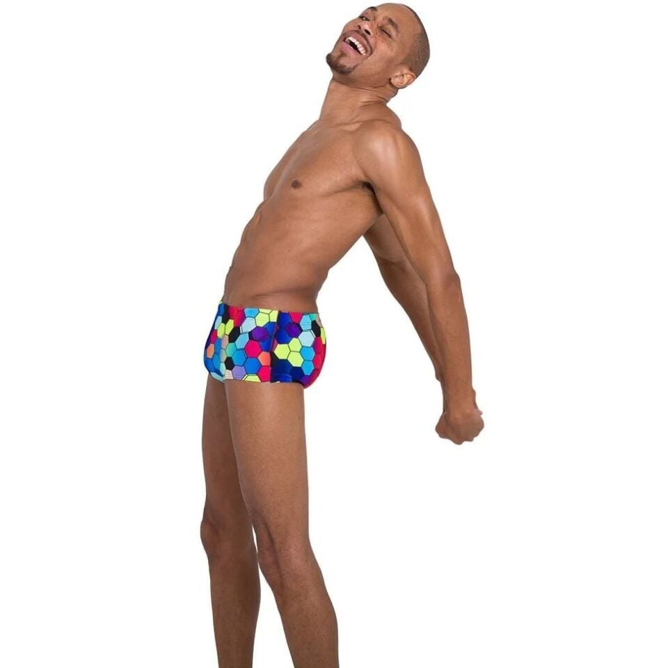 Speedo Erkek Slip Mayo Endurance Plus 16CM ALV BRIEF AM YELLOW PURPLE 8-12430F345-