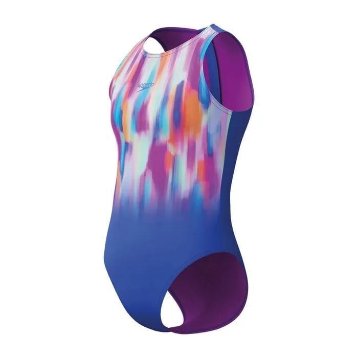 SPEEDO KIZ ÇOCUK YÜZÜCÜ MAYOSU PLMT DIGI HYST JF BLUE 8-1345518159